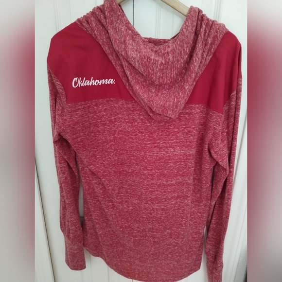 Oklahoma Sooners Marled Lightweight Hoodie - Picture 2 of 14